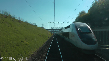 Vista dalla cabina - Lyria TGV